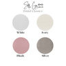 Etta Grove swatch for four classic colorways bridal