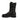black leather combat boot inside large sizes