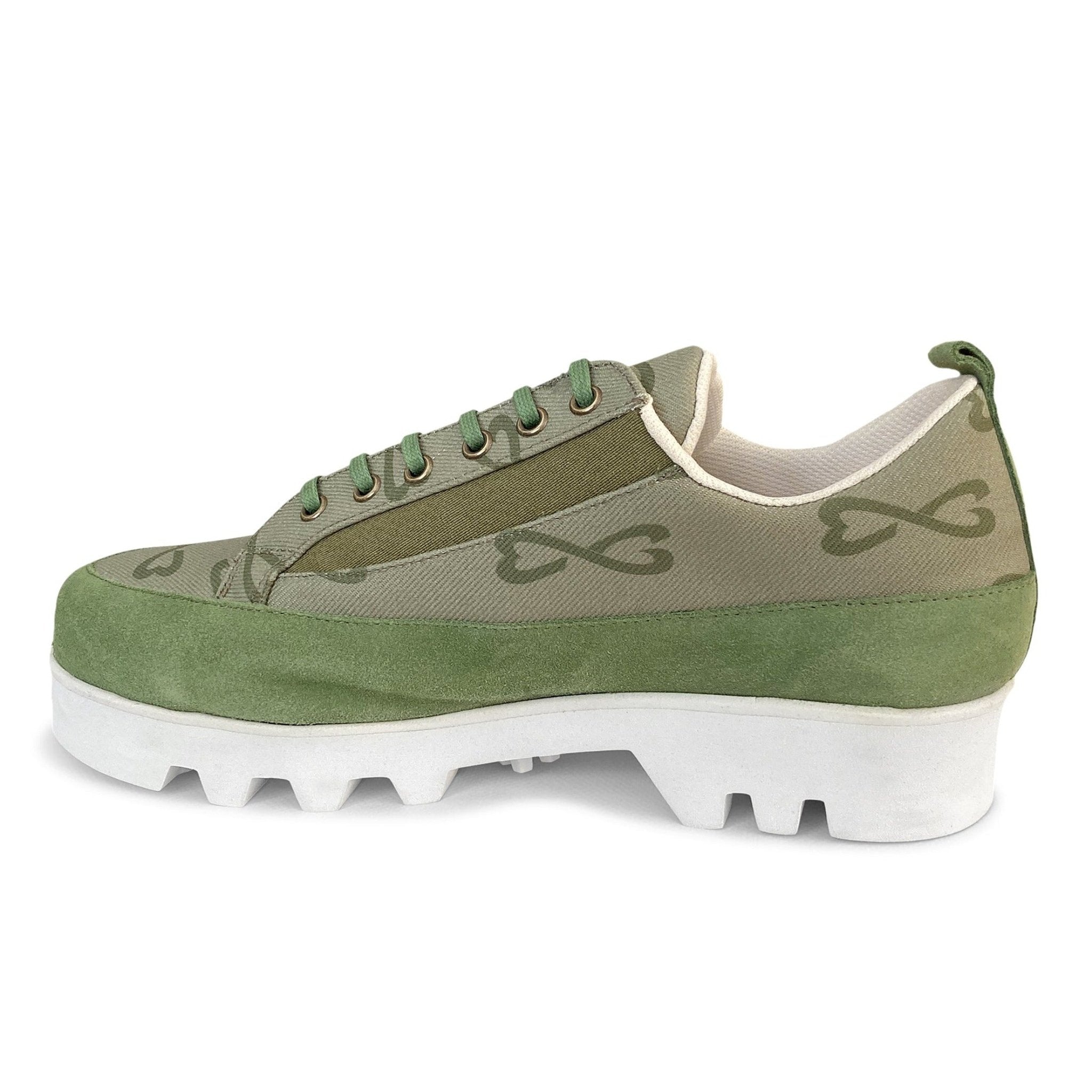 green canvas suede sneaker large sizes
